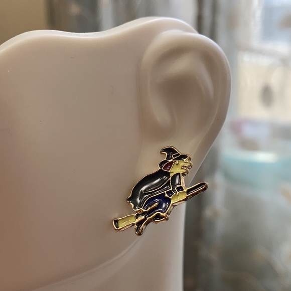 Witch broom cerco Earrings - Picture 7 of 9